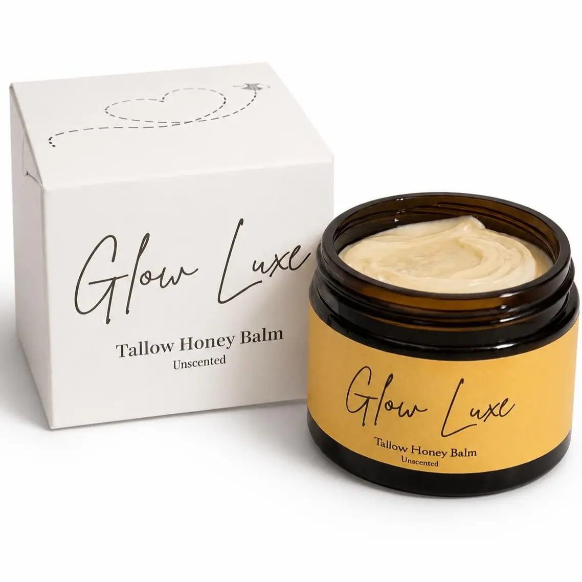Glow Luxe Beef Tallow Honey Balm