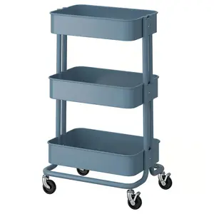 Utility cart, white, 13 3/4x17 3/4x30 3/8 "