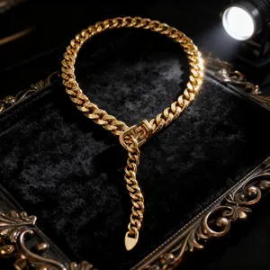 Unisex Punk Belt Design Necklace! Chunky Chain Minimalist Hip Hop Jewelry – Daily & Party