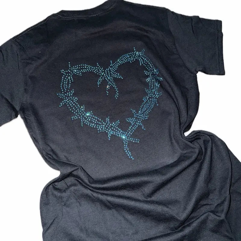 KG Blue Rhinestone Tee