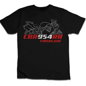 Motorcycle T-shirt for Honda CBR954RR FireBlade 2002-2003 fans, Biker Gift