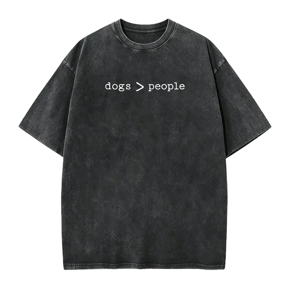 Dog Lover Shirt, Dog Lover Gift, Dogs > People T-shirt, Oversize, Womens, Mens
