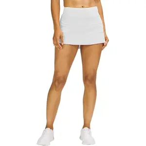 MEIVSO Women's Pleated Workout Tennis Skirt with Pockets Activewear Sports Skort Built-in Shorts 80% Nylon 20% Spandex Quick Dry Breathable High Waistband Non-See-Through