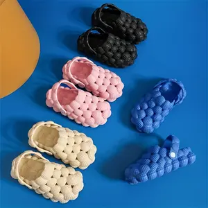 Comfy & Stylish Shoes for Kids: Massage Bubble Slides, Golf Ball Slides, Cloud Slippers, Pressure Relief Clogs & More! Pink Sandals
