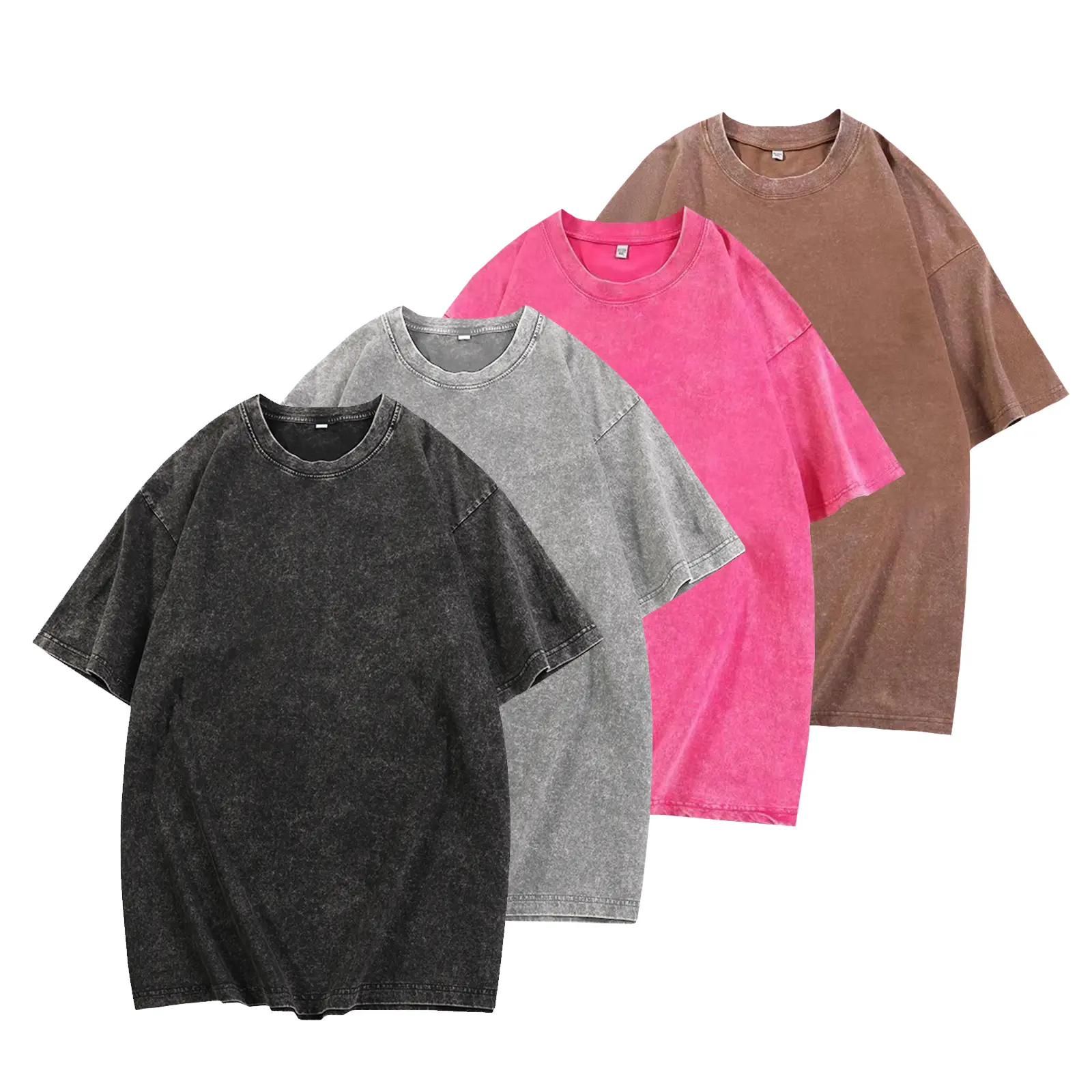 Black + Gray + Coffee + Rose Red