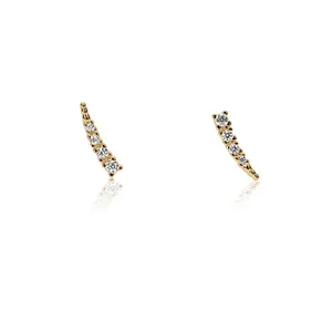 Diamond Climber Earrings