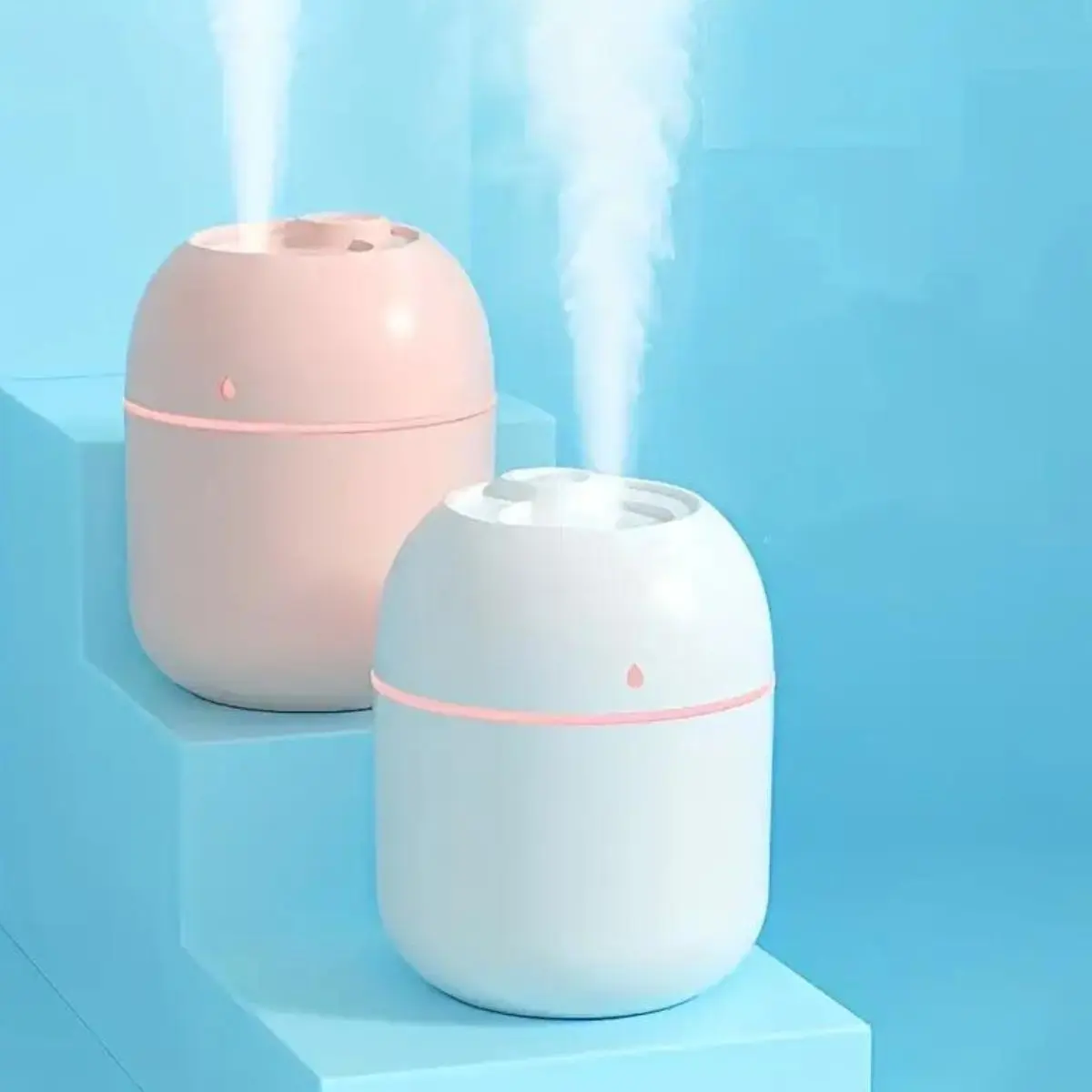 220ml Compact Corded USB A Plug Aromatherapy Humidifier - Small Size, Compact for Home or Travel, Essential Oil Compatible, Stress Relief, Relaxing Scents, Less Stress, 6-Hour Continuous Mode, Effective Atomizing Mist, Auto Shut-Off, No-Battery Required