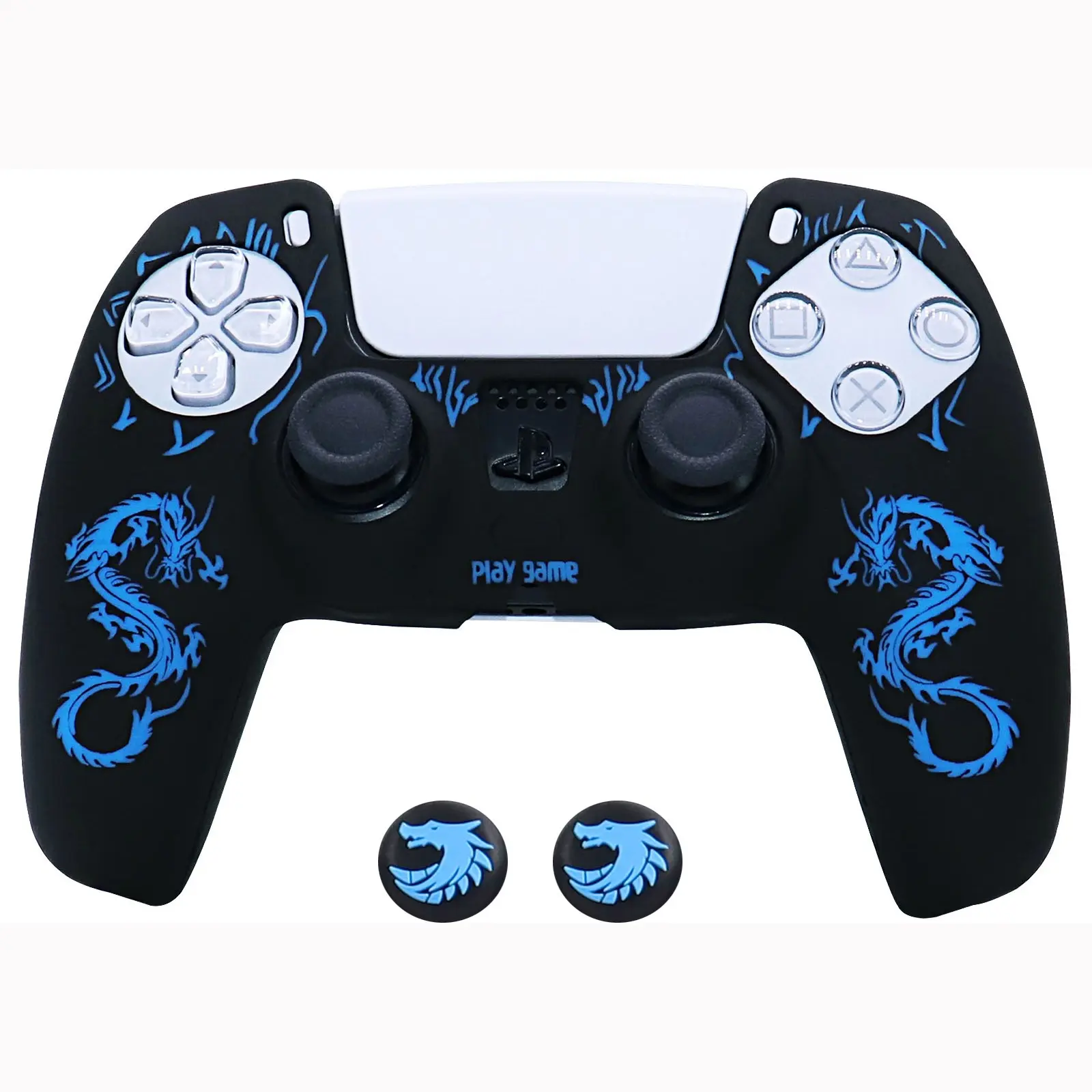 Soft Silicon Case For PlayStation 5 Controller Skin Gamepad Joystick Video Games Accessories Cover for PS5 Joystick Covers