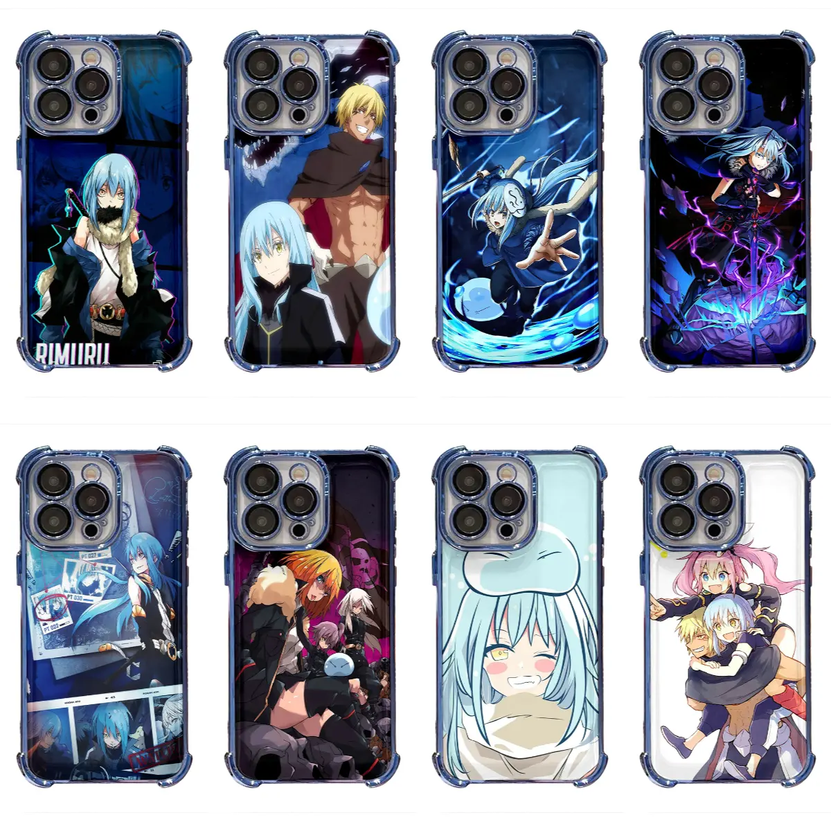 Anime That Time I Got Reincarnated as a Slime Print Patterns Rimuru Cute Fashion Phone Case for IPhone 17 16 15 14 13 12 11 Pro Max Plus Air Anti Fall Protective Drop-proof Gift Unique Design
