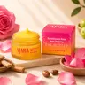 Ajara Sandalwood Rose Age-Defying Eye Butter Natural Eye Moisturizer to Reduce the Appearance of Dark Circles & Puffiness Ghee-Based Formula 0.5 oz
