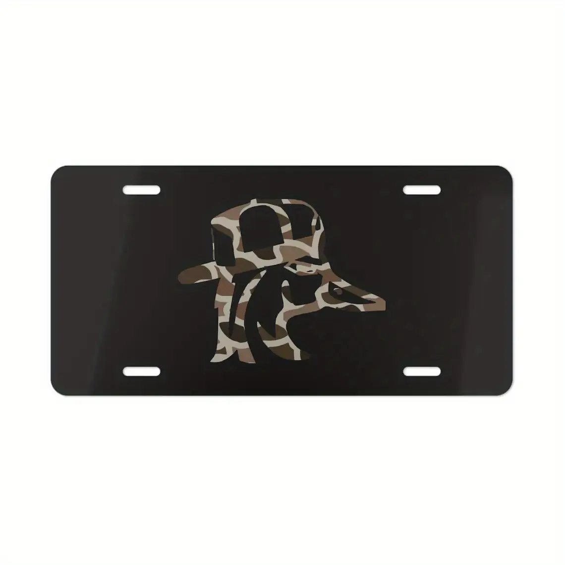 Old School "Redn**K Duck" License Plate, Vanity Plate, Gifts for Him, Truck Car Tag, Aluminum Front License Plate- 6X12- Inch Polished Metal Standard Plate, Easy to Install, Car Trim Accessories, for Decor Only, Made in USA