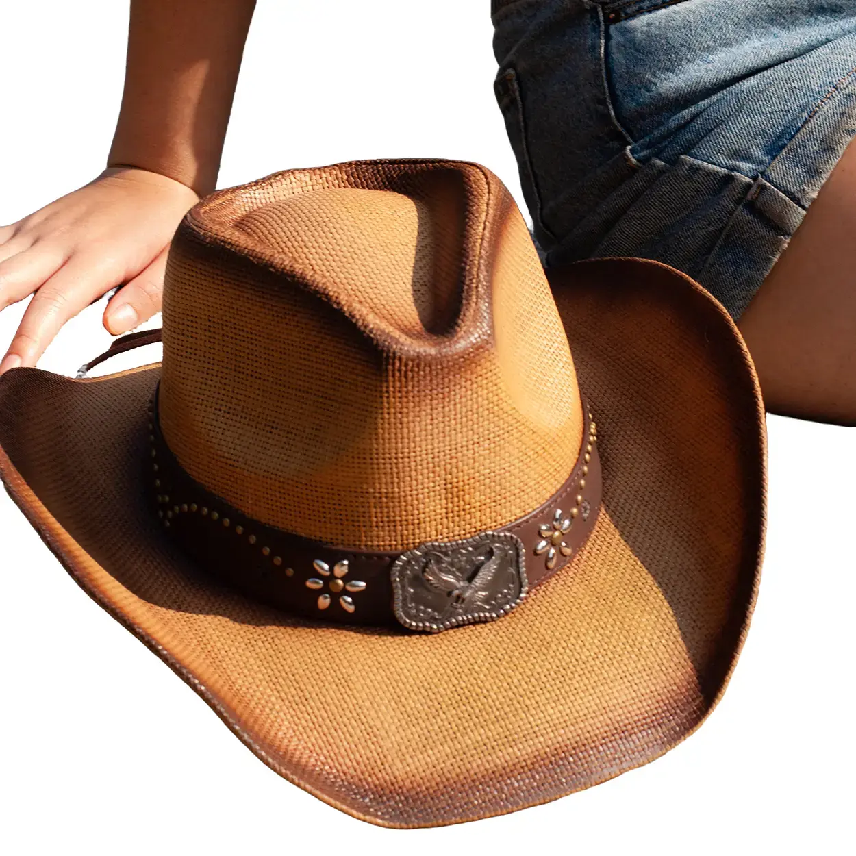 Queue Essentials Cowboy Cowgirl Hat For Men & Women Straw Hat