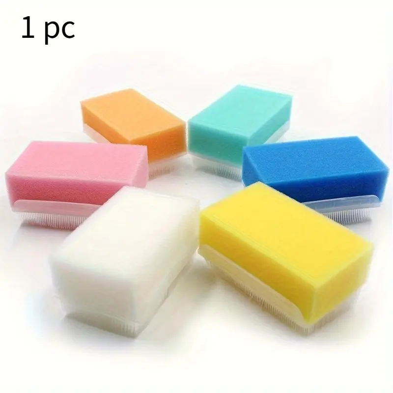 Sensory Magic Bath Sponge: Autism Treatment, Surgical Scrub, Tactile Massage, Cleaning Brush, Body Scrubber, Bath & Shower Accessories, Dual sided sponge - Made with Natural Sponge Material, High Density Sponge