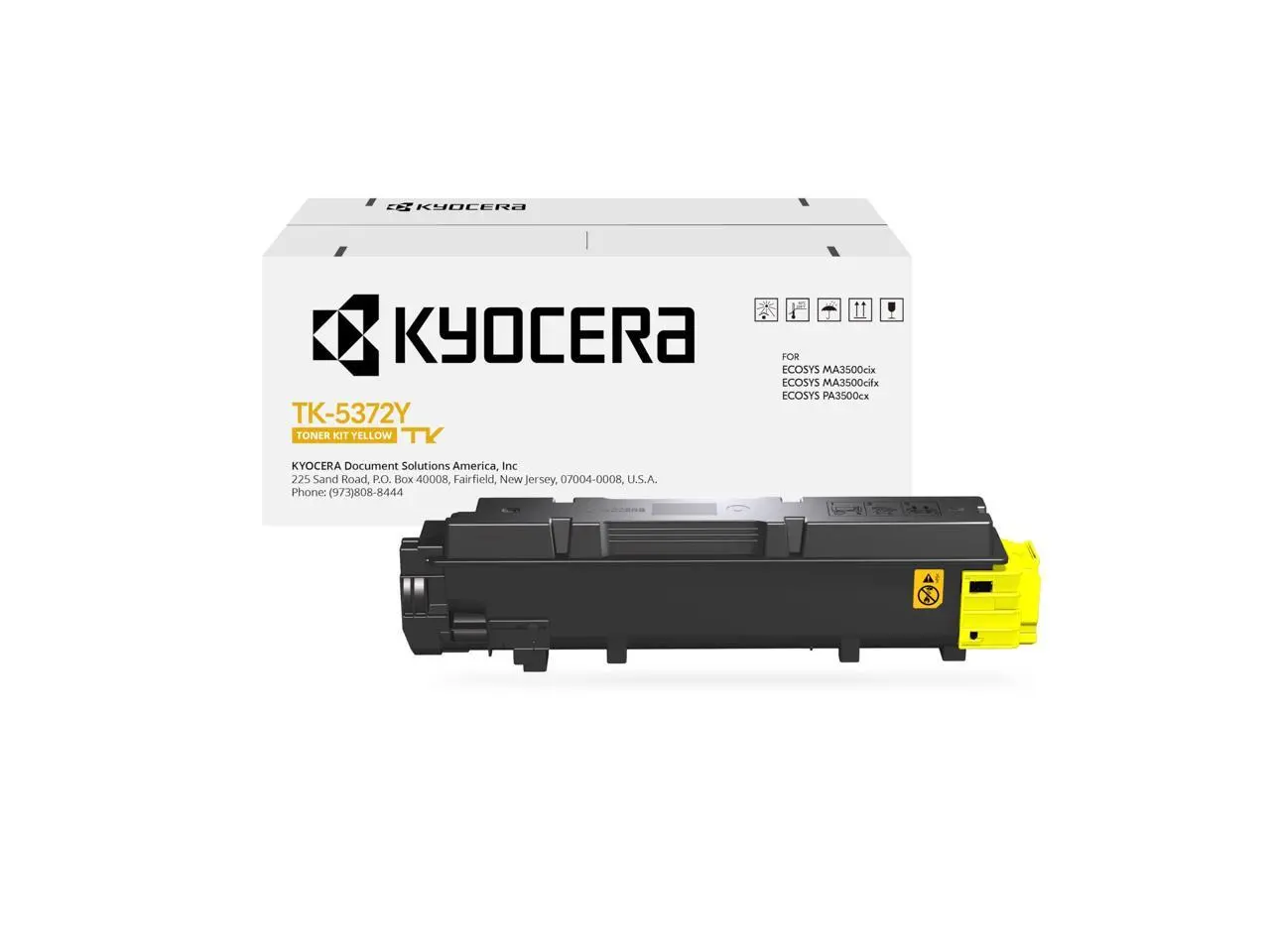 KYOCERA TK-5372Y Yellow Toner Cartridge for MA3500cifx / PA3500cx Model Laser Printers (1T02YJAUS0)