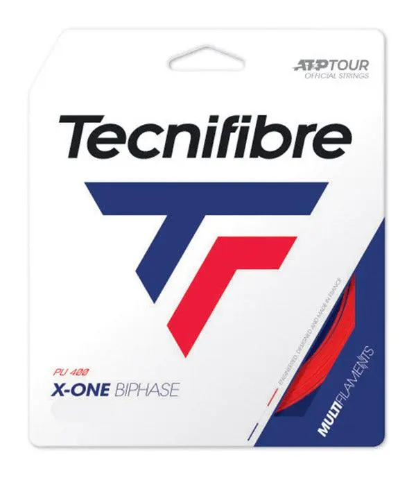 Tecnifibre X-One Biphase 16 Tennis String Red