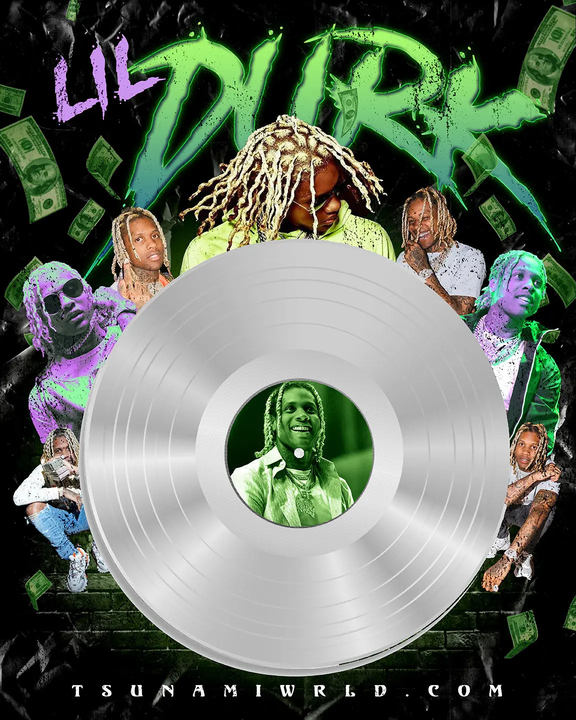 Lil Durk Vinyl Poster