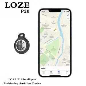 LOZE P20 GPS Tracker, iOS only compatible, find object location, supports "Find My", no need to install other apps, 9-12 months battery life, lost item tracking device, tracking, no SIM card required