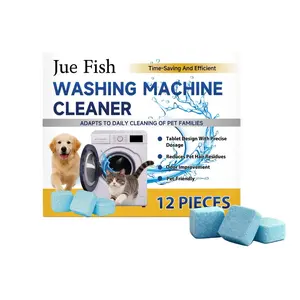 Eco Washing Machine Cleaner Tablets, Removes Pet Hair, Eliminates Odors & Residue, Fresh Clean Machine, Effective Cleaning Solution
