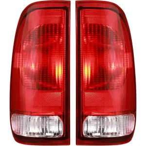 Tail Light Compatible With 1997-2003 Ford F150 1999-2007 F250 F350 F450 F550 Super Duty Driver and Passenger Side Rear Light Brake Lamps