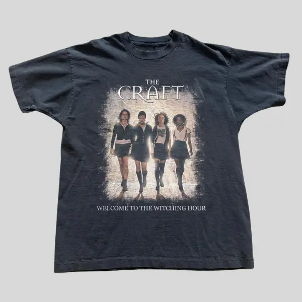 The Craft Welcome To The Witching Hour T Shirt, Witchy Movie Graphic, Vintage Y2K, 2000s Tee