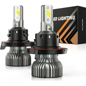 Nilight 9008/H13 LED Headlight Bulbs E20 Series 50W 10000LM 6000K IP67 | 2 BULBS
