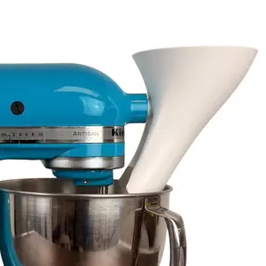 Flour Funnel(TM) - Stand Mixer Attachment by    (White)