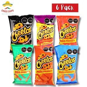 Cheetos | Bolita, Nacho, Poofs, Palomitas, Torcidtios, Cheetos Mix, Xtra Flamin' Hot | 5 Pack of Chips or Bundle of 6 Each | Authentic Mexican Chips | Spicy Crunchy Snack | Authentic Mexican Chips & Snacks by Chuco Chips