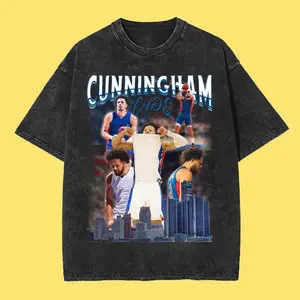 Cade Cunningham Shirt, Retro 90s Detroit Basketball Graphic Tee, Streetwear Style SweatShirt, Unisex Vintage Hoodie, Gift for fan, Gift for him and her