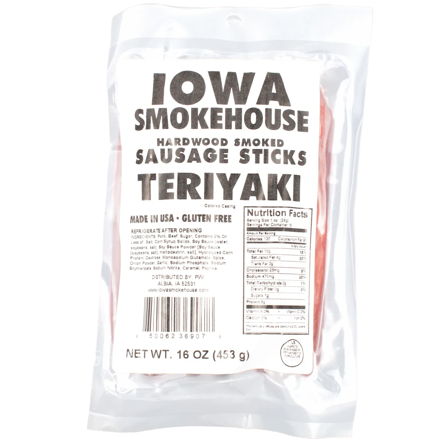 16 oz Sausage Sticks Teriyaki