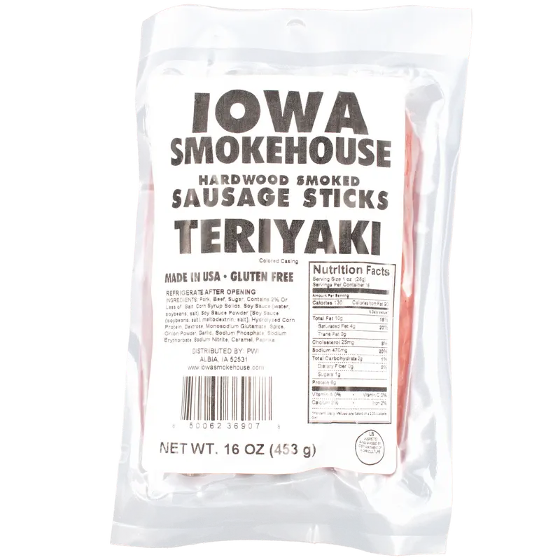 16 oz Sausage Sticks Teriyaki