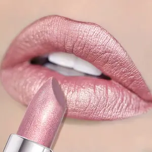 Huaturv Sexy Radiant Pearl Lipstick Balm, Long-Lasting Shine, Glossy, Natural Easy Application, Perfect Valentine Gift, Ideal for Dates & Festivals