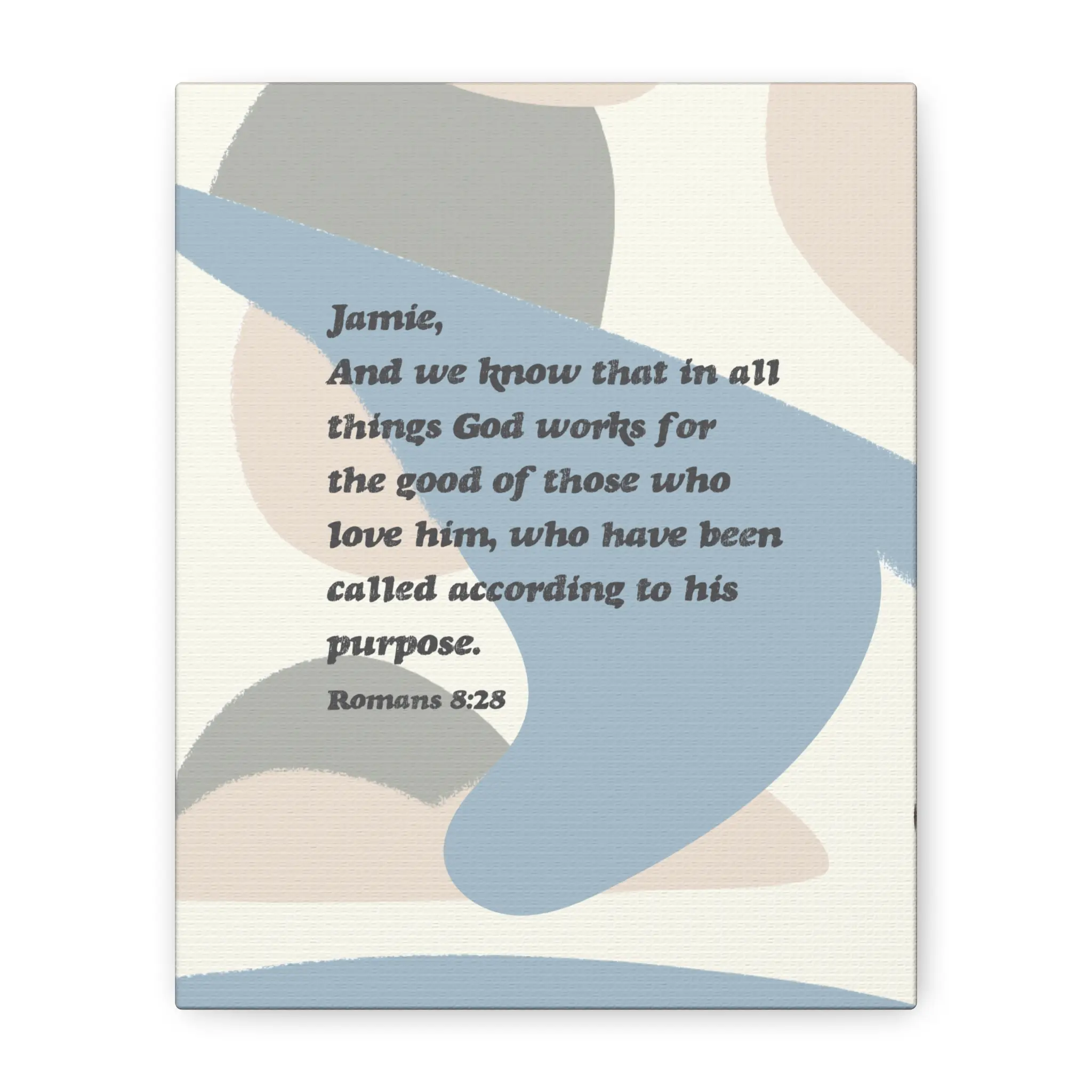 His Purpose (Custom Name Canvas)