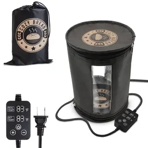 Cozy Bread® Starter Jar Warmer | Control the Temperature of Your Starter | Ferment Sourdough Starter Precisely