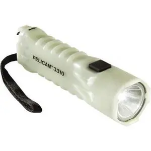 Pelican High Lumen LED Light Bulb, 376 Lumens, Industrial-Tactical Flashlight with Yellow Plastic Body, 3 AA Alkaline Batteries Included (033100-0001-247)