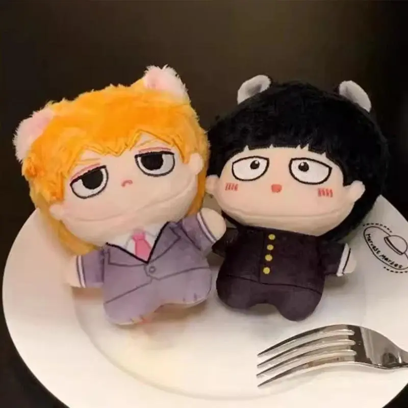 Kageyama Shigeo Plush Doll Keychain Bag Pendant Cartoon Anime Mob Figure Reigen Arataka Plushies Kawaii Stuffed Toys Collection