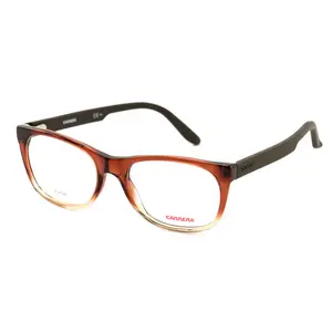 Carrera Men or Womens Eyeglasses CA6652 TPP Brown 51 18 140 Frames Rectangle