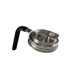 Stainless Steel Wide Mouth Mason Jar Replacement Lid, Flip Pour Design, Airtight Seal Leak Proof, Fits Mason Jars Only
