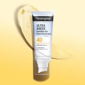 Neutrogena Ultra Sheer Invisible Gel Face Sunscreen Broad Spectrum SPF 40, 1.7 Oz