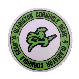Gladiator Cornhole Gear 3 Inch sticker