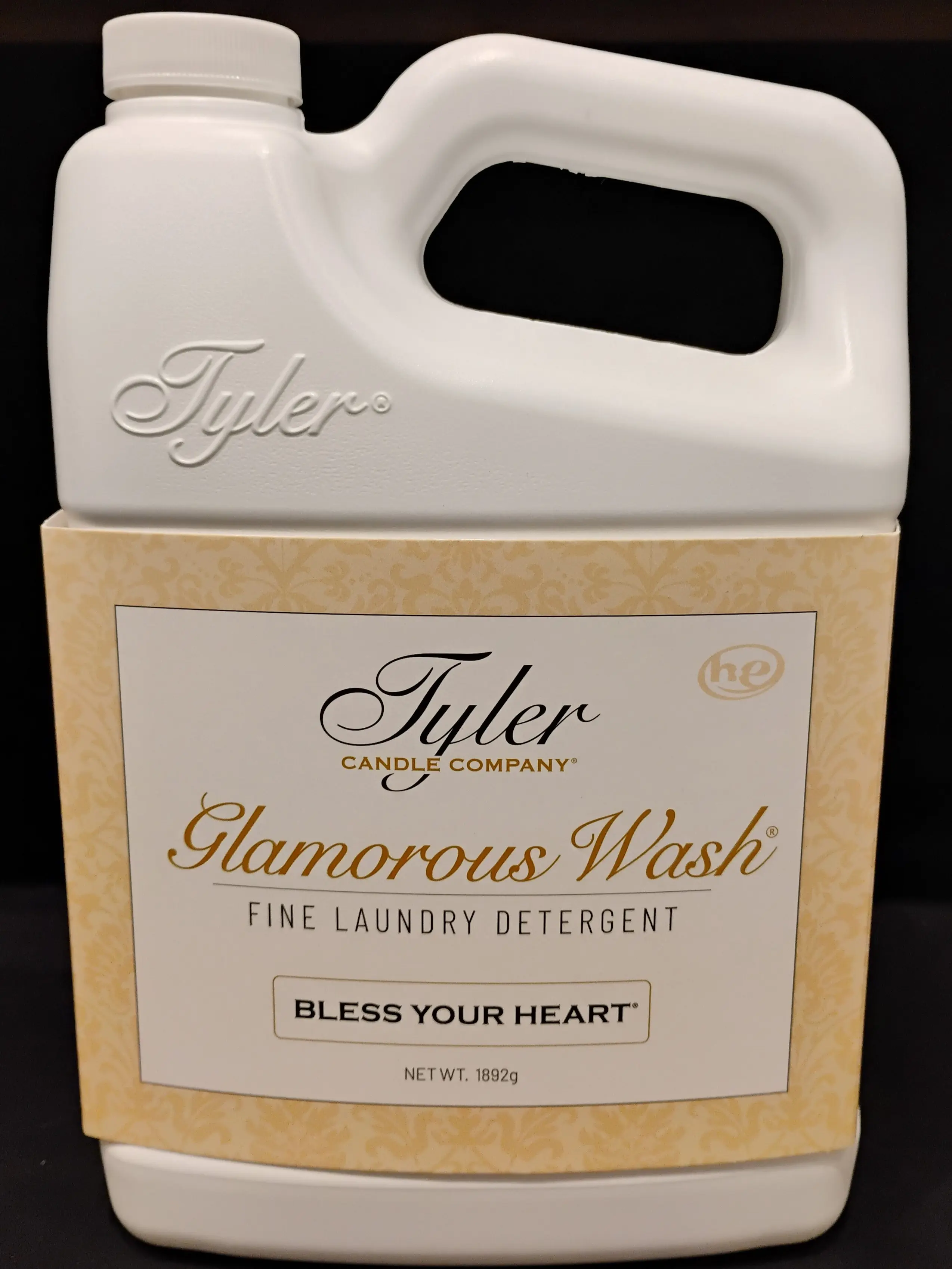 Tyler Candle Company Glamorous Wash Scented Laundry Detergent - Premium Laundry Wash, Bless Your Heart Fragrance, Musk & Lily Notes, 64oz/1.89L Biodegradable Household Cleaner