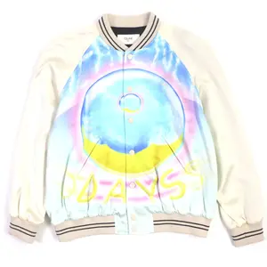 Pre-owned Celine Others Small Leather Goods Teddy Jacket Satin Artist Print