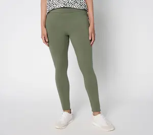 LOGO Layers by Lori Goldstein Petite Knit Pull On Legging