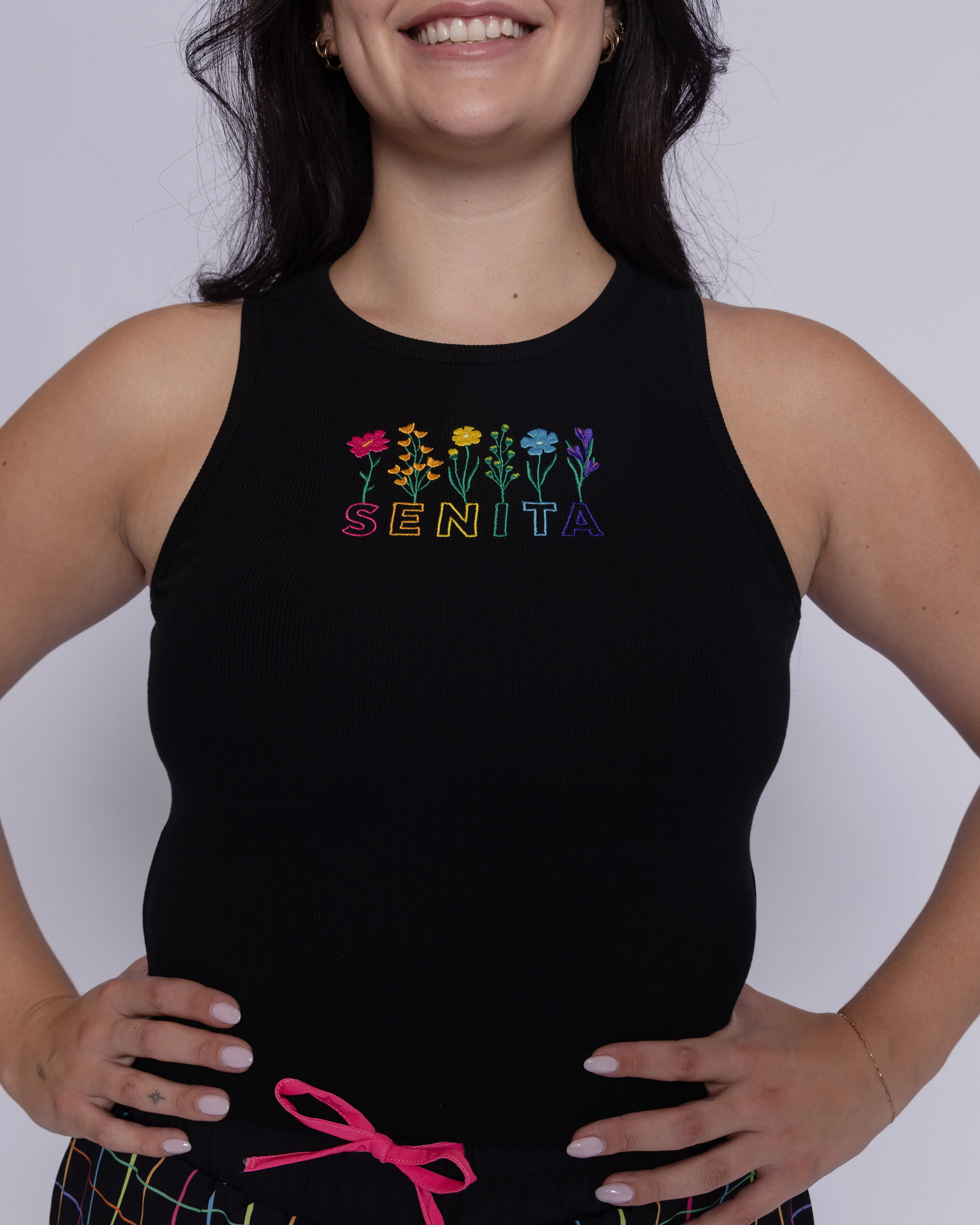 Pride Signature Rib Tank - Black