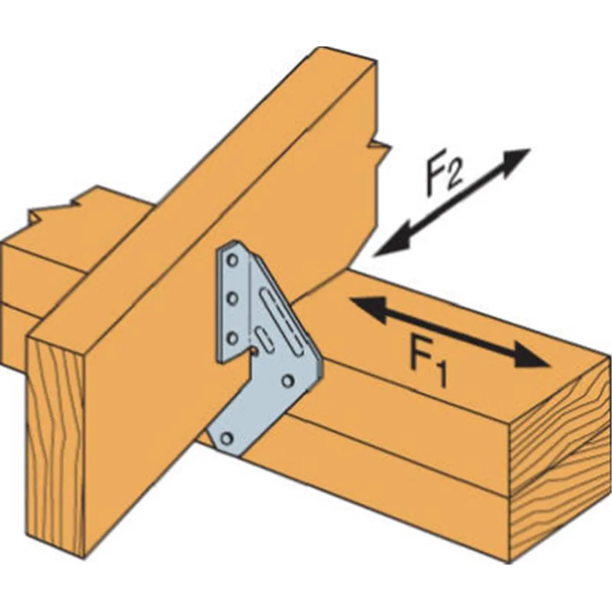 212 MAIN H1Z Model Galvanized Steel Hurricane Tie, 6-Nail Wind-Resistant Corrosion-Resistant Fastener with Flange Inward, 0.81x4x4 in, Connects Trusses & Rafters for Counter High Wind & Seismic Events (Tools & Hardware), Wind Resistance, 0.81 X 4 X 4 In