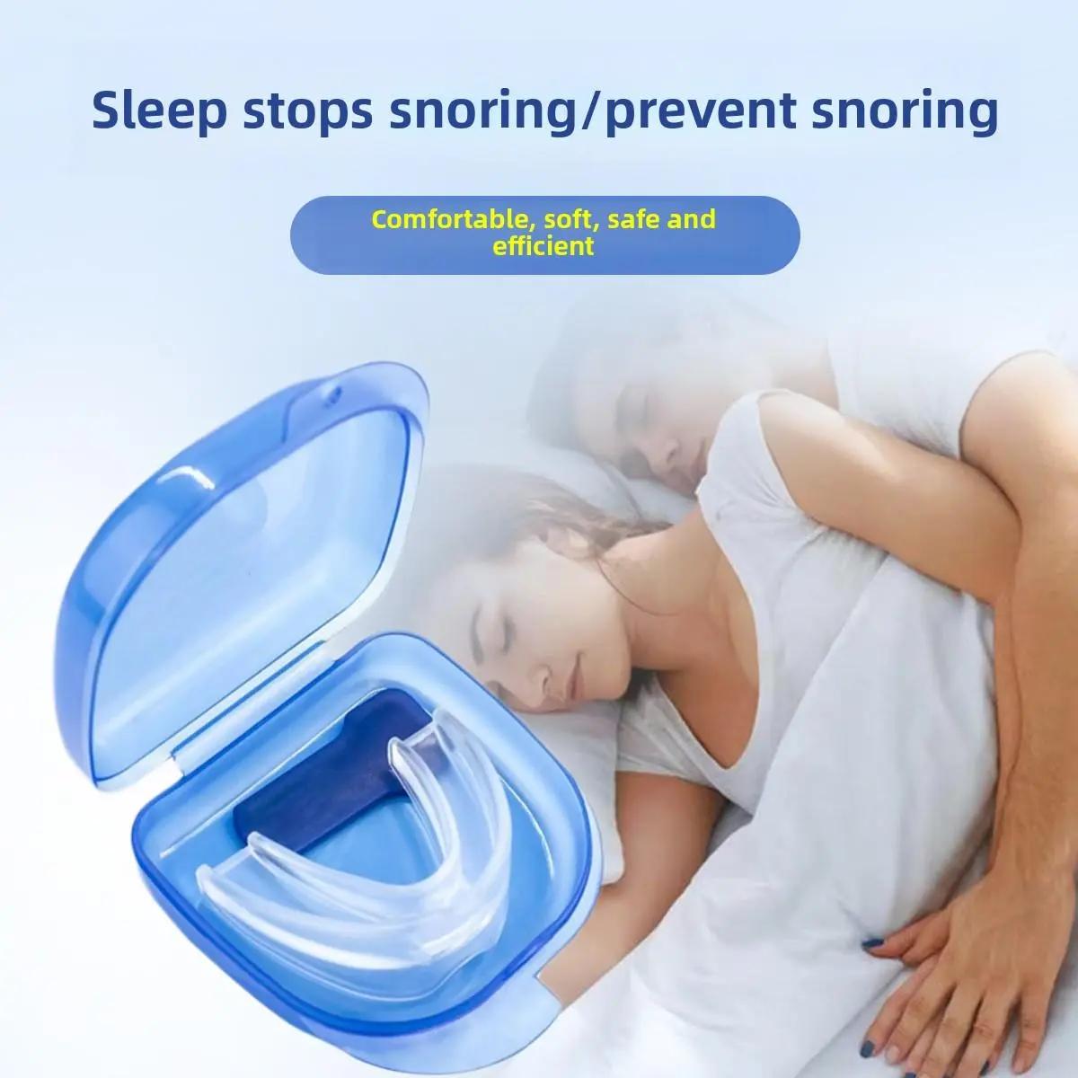 Anti-snoring device, anti-snoring, Physical anti-grinding teeth device, anti-molar silicone double-sided mouth guard