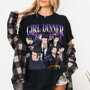 Suguru Geto Jujutsu Kaisen T Shirt, Anime Shirt, Suguru Geto Shirt, Girl Dinner Tee, Manga Lover, Unisex Short Sleeve Tee