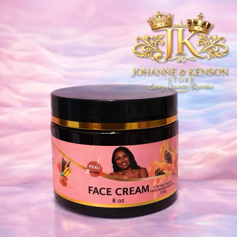 JK Store Byenoire Face Cream for Soft Radiant Skin 4 oz  Infused Body Cream for Glowing Look Peau Noire