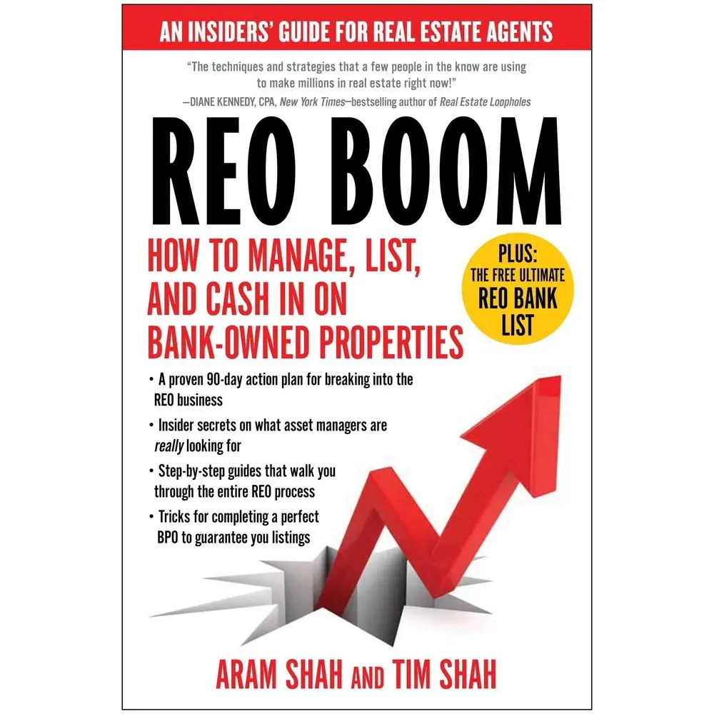 USED Book - Reo Boom: How to Manage, List, and Cash in on Bank-Owned Properties: An Insiders' Guide for Real Estate Agents by Shah, Aram (Paperback) - english