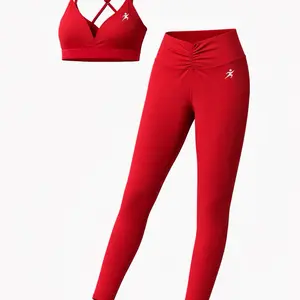 EdgeFit Sculpt Set – Red Edition (2-Piece Activewear Set)