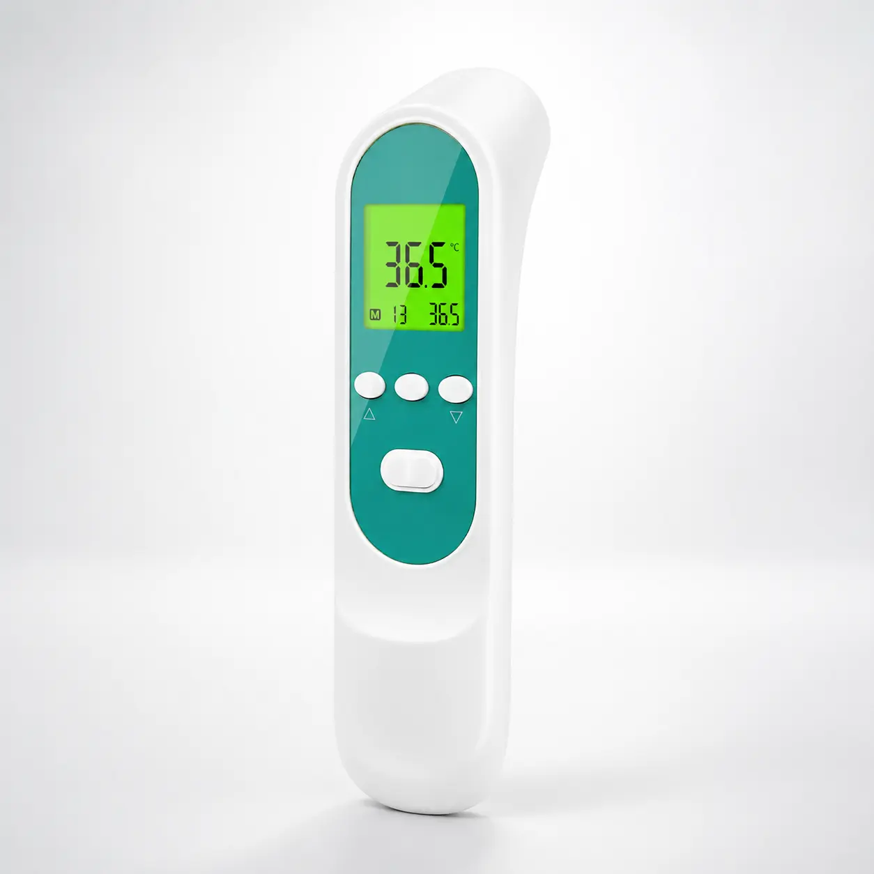 Non-Contact Infrared Forehead Thermometer, Instant 1-Second Accurate Reading for Kids and Adults, Fever Alert with 3-Color Backlight, Dual Mode for Body & Object, Memory Recall for Family Health Monitoring